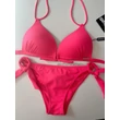 Kép 2/5 - Origami Bikini 25 Basic Neon Pink háromszög