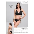 Kép 4/5 - Origami Bikini 24 Basic Black push up háromszög