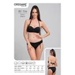 Kép 4/5 - Origami Bikini 25 Basic Black Bandeau