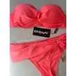Kép 2/5 - Origami Bikini 25 Basic Neon Coral Bandeau