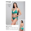 Kép 4/5 - Origami Bikini 25 Basic Teal háromszög