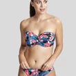 Kép 3/8 - Panache Anya Riva bandeau bikinifelső - Kék Virágos