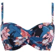 Kép 6/8 - Panache Anya Riva bandeau bikinifelső - Kék Virágos