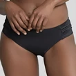 Kép 1/2 - Panache Anya Riva ráncolt oldalú bikinialsó - Fekete
