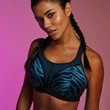 Kép 1/6 - Panache sportmelltartó 7341 merevítő nélküli - Zebra Print