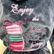 Kép 2/3 - Norielle köntös - Macaron - szürke-rózsaszín