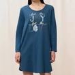 Kép 1/4 - Triumph hálóing Nightdresses NDK 02 LSL - Smokey Blue