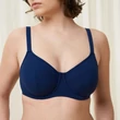 Kép 1/3 - Triumph Summer Glow W 01 bikinifelső - sötétkék