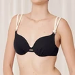 Kép 2/3 - Triumph Summer Glow WP 01 bikinifelső - fekete