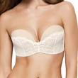 Kép 1/4 - Wonderbra Ultimate Strapless Refined Glamour melltartó - ekrü