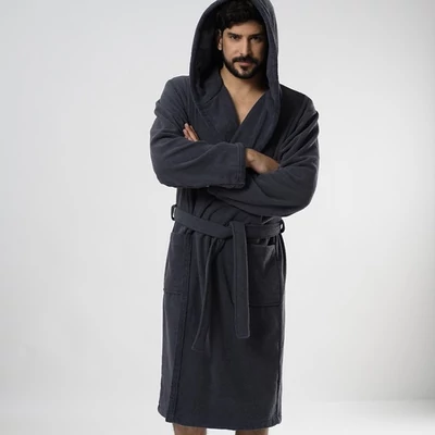 Belmanetti unisex frottír köntös 4366 - Ebony