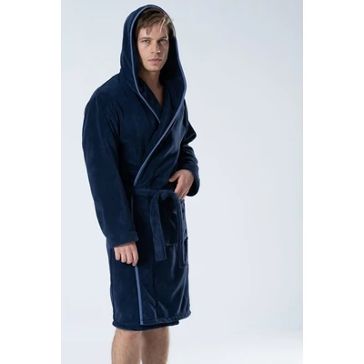 Belmanetti férfi prémium wellsoft köntös - Dark Blue