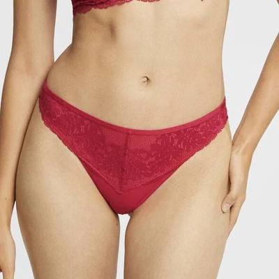 Esprit Seasonal Lace tanga - Pink Fuchsia