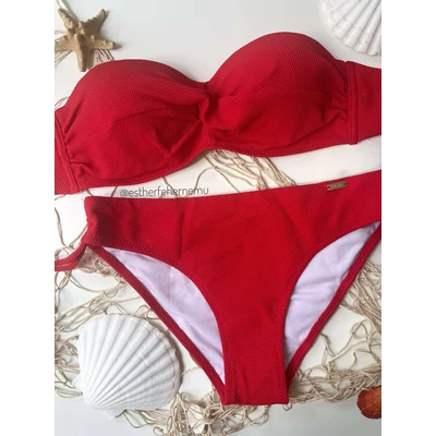 Paloma 25 bandeau bikini 920 - piros