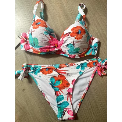 Paloma 25 bikini 202 - Fehér Virágos