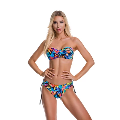 Paloma 26 bandeau bikini 902 - trópusi mintás