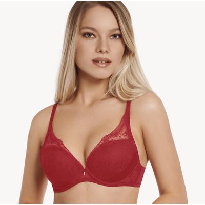 Lisca Gemma push up melltartó - piros