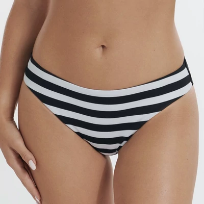 Lisca Rhodes normál bikinialsó - fekete-fehér