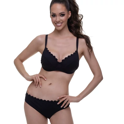 Origami Bikini 24 Barbados Black melltartó fazonú