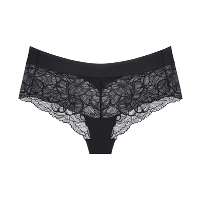 Triumph Body Make-Up Illusion Lace Shorty - fekete