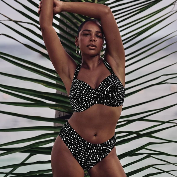 Anita Rosa Faia Lorie bikinialsó - fekete-fehér pöttyös