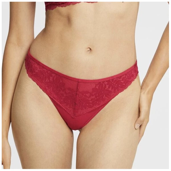Esprit Seasonal Lace tanga - Pink Fuchsia