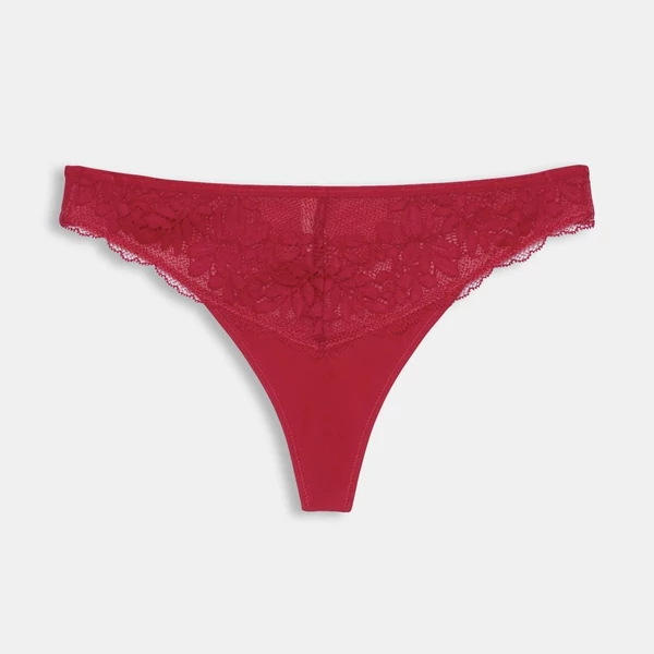 Esprit Seasonal Lace tanga - Pink Fuchsia