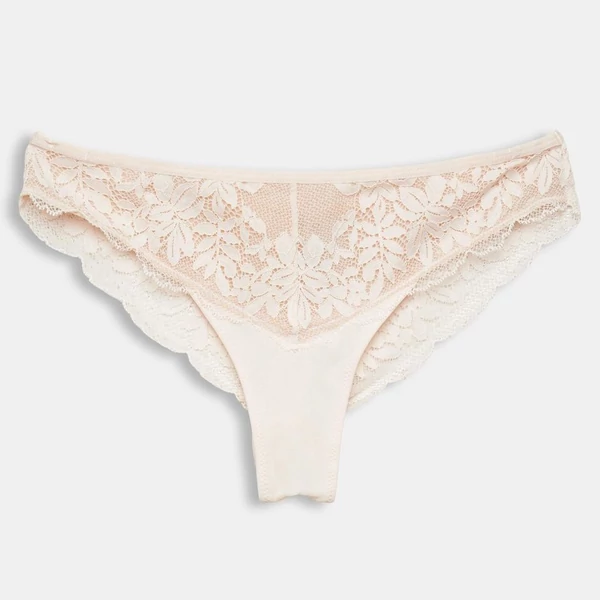 Esprit Seasonal Lace féltanga - Homok