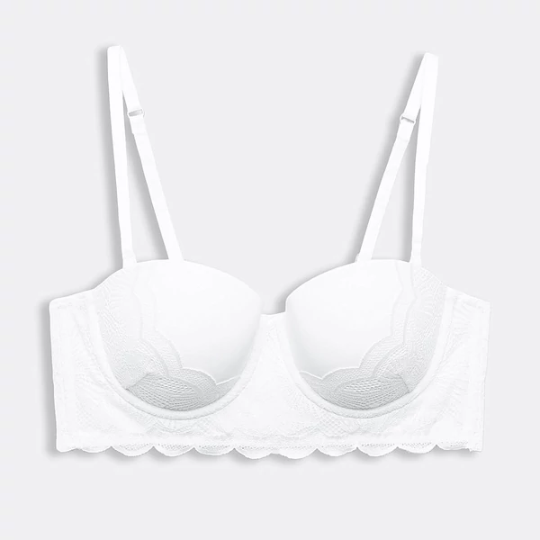 Esprit Seasonal Lace hosszított melltartó - fehér