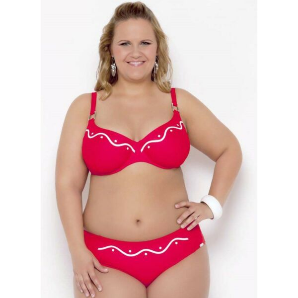 Bahama piros-fehér extra bikini