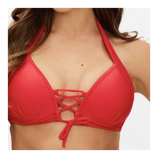 Carib Swimwear 23 piros bikini - push up háromszög