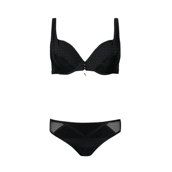 Feba fekete csipke extra bikini F03