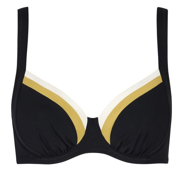 Lisca Saint Tropez merevítős bikinifelső - fekete