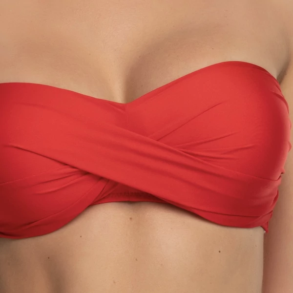 Paloma 22 bandeau bikini 908 - piros