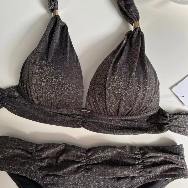 Paloma 23 bikini 1004 - fekete lurex