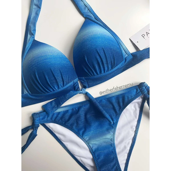 Paloma 25 bikini 406 - kék lurex