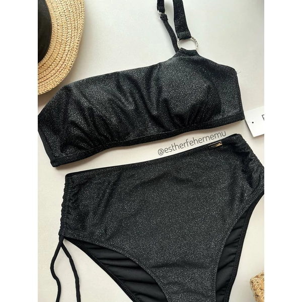 Paloma 25 bikini 706 - Fekete lurex
