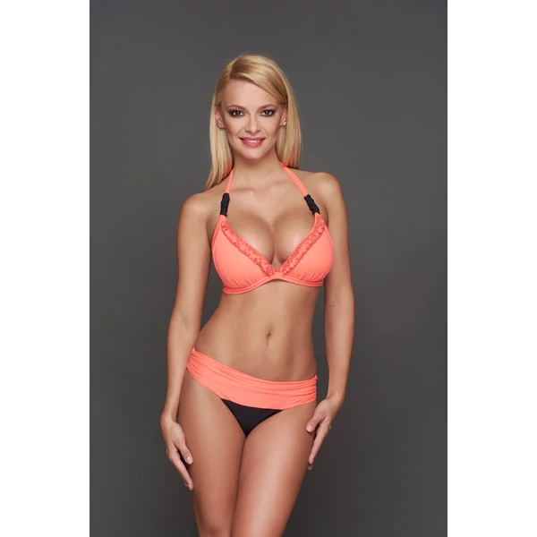 Pyramid Nice bikini - korall-fekete