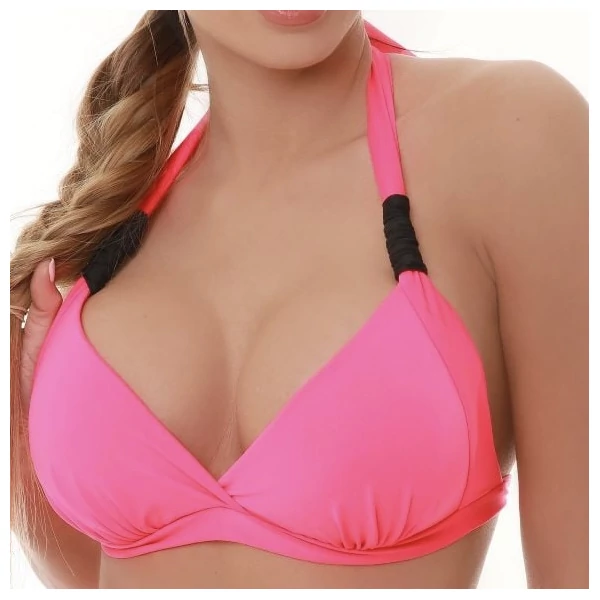 Pyramid Corse bikini - neon pink - fekete