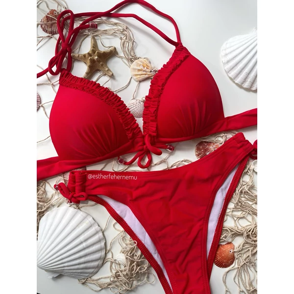 Pyramid Seychelles bikini - piros