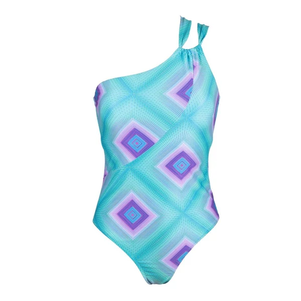 Seachili Geometric félvállas egyrészes fürdőruha