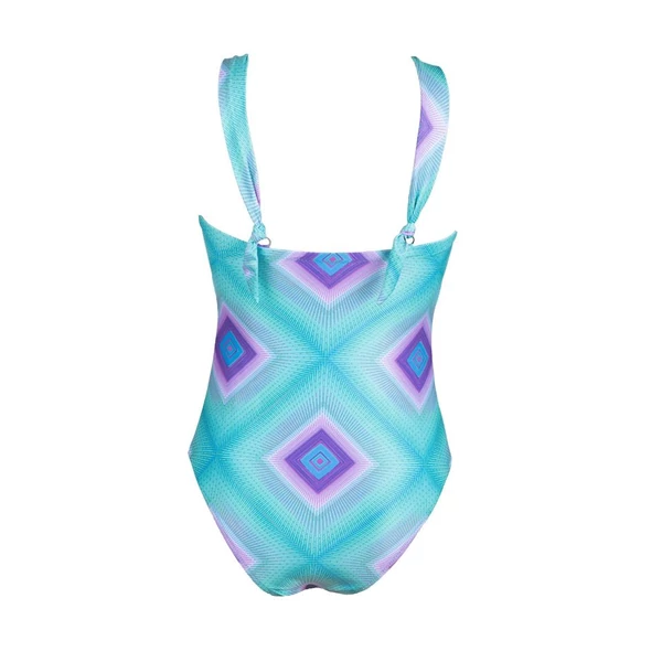 Seachili Geometric félvállas egyrészes fürdőruha