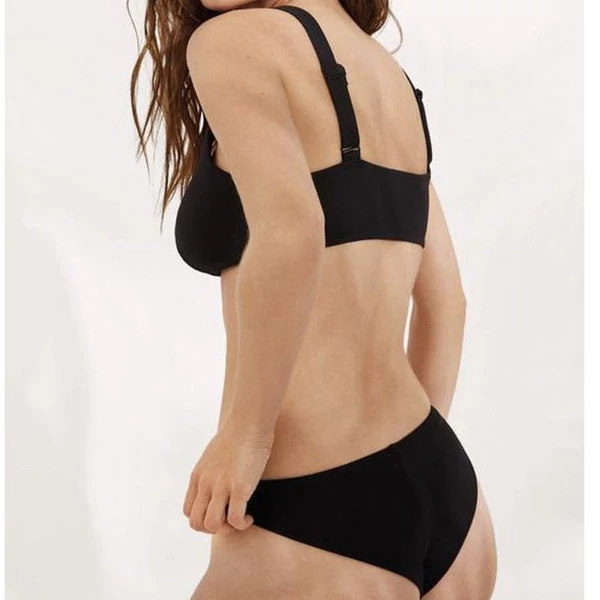 Ysabel Mora Pique topos bikini - fekete