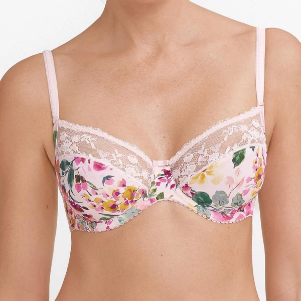 Felina Conturelle Floral Night merevítős melltartó - Milkshake