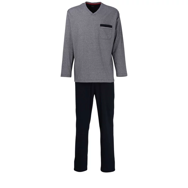 Götzburg férfi pizsama - Navy/Grey