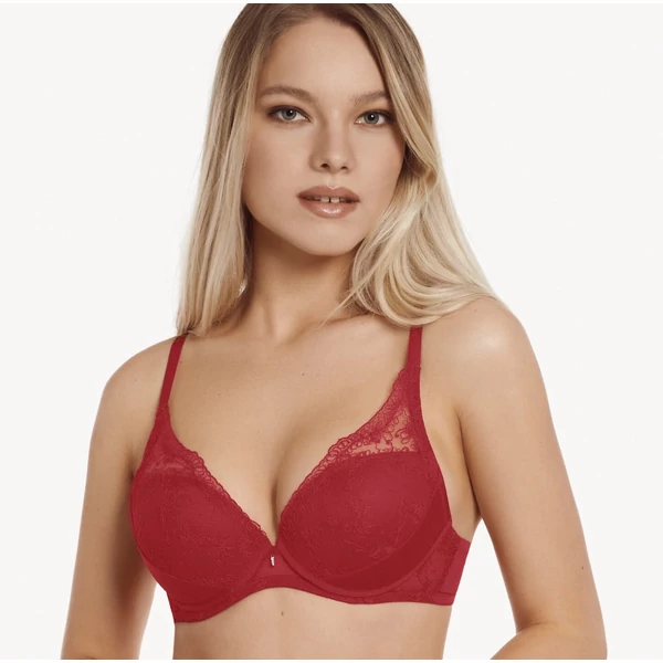 Lisca Gemma push up melltartó - piros