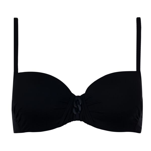 Lisca Palma vékony szivacsos bikinifelső - fekete