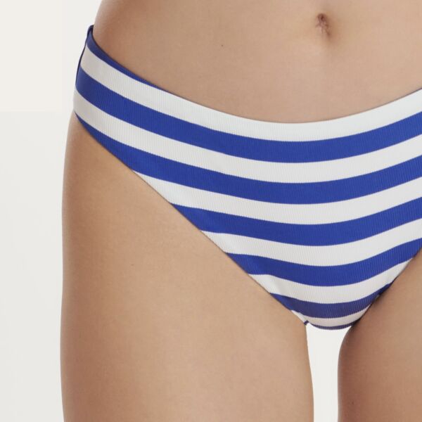 Lisca Rhodes normál bikinialsó - kék-fehér