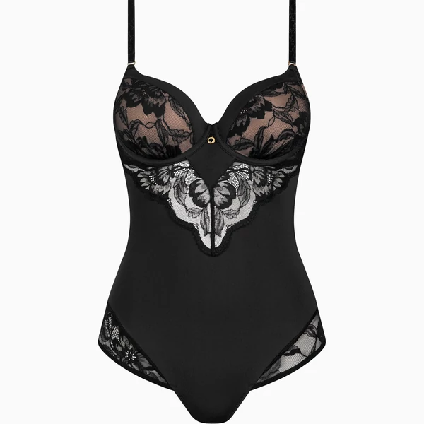 Lisca Robin melltartós body - fekete