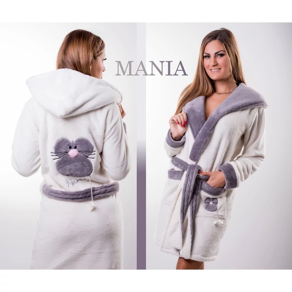 Mania köntös Egérke - ekrü